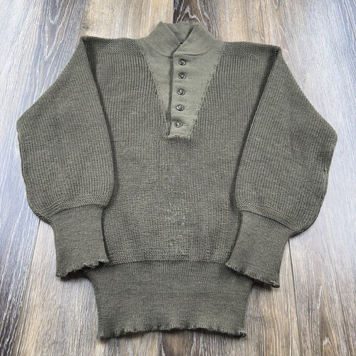 Vintage 40s ww2 wool knit - vintage,